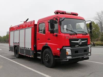 國六東風天錦6.5噸泡沫消防車